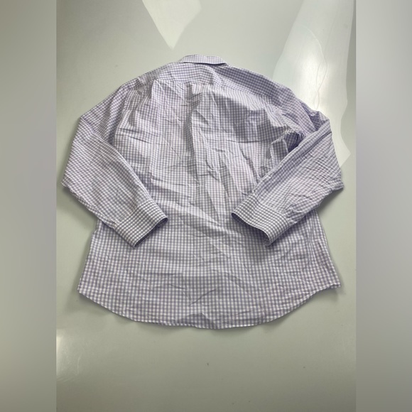 CHARLES TYRWHITT light purple button down blouse p30-41 - Picture 6 of 9